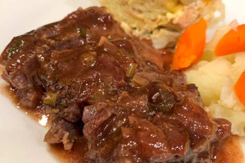 Pot Roast Braised in Ginger Plum Sauce Recipe